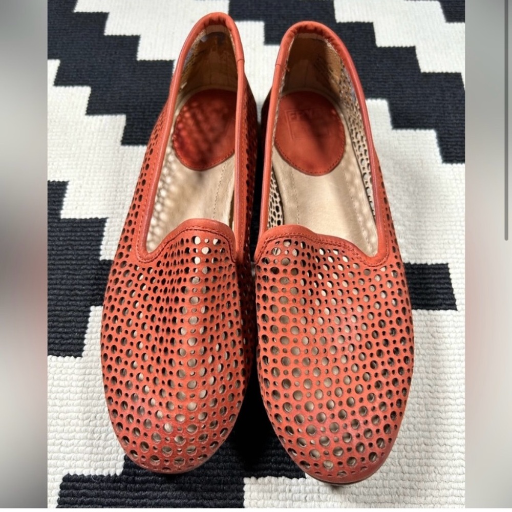 Frye Leather Jillian Perforated Slippers - Picture 2 of 11